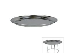 3 platos de marisco de acero inoxidable Ø 36 cm