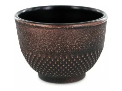 Vajilla^2 vasos de hierro fundido y bronce - 0,15 L Negro