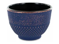 Vajilla^2 vasos de hierro fundido y bronce - 0,15 L Azul