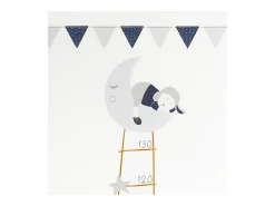 Sauthon Sticker^Adhesivo mural Oveja 70x50cm en papel Blanco