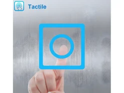 Aica Espejo de baño LED sin cobre 120×80cm,antivaho,interruptor táctil