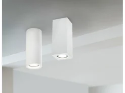 Clearance Maytoni Alfa Downlight de Techo de Superficie , 1 Luz, GU10 Blanco