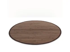 Alfombra 180 cm bambú marrón oscuro