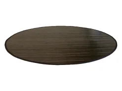 Alfombra 180 cm bambú marrón oscuro