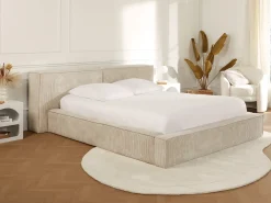 Alfombra 100% lana hecha a mano - 150 x 200 cm - 2200g/m2 - Crema - WILLOW