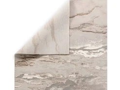 Alfombra abstracta - 160x230cm - oro, gris, beige - Aurora Linea
