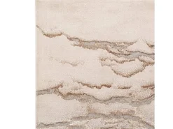 Alfombra abstracta - 160x230cm - oro, gris, beige - Aurora Linea