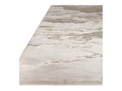 Alfombra abstracta - 160x230cm - oro, gris, beige - Aurora Linea