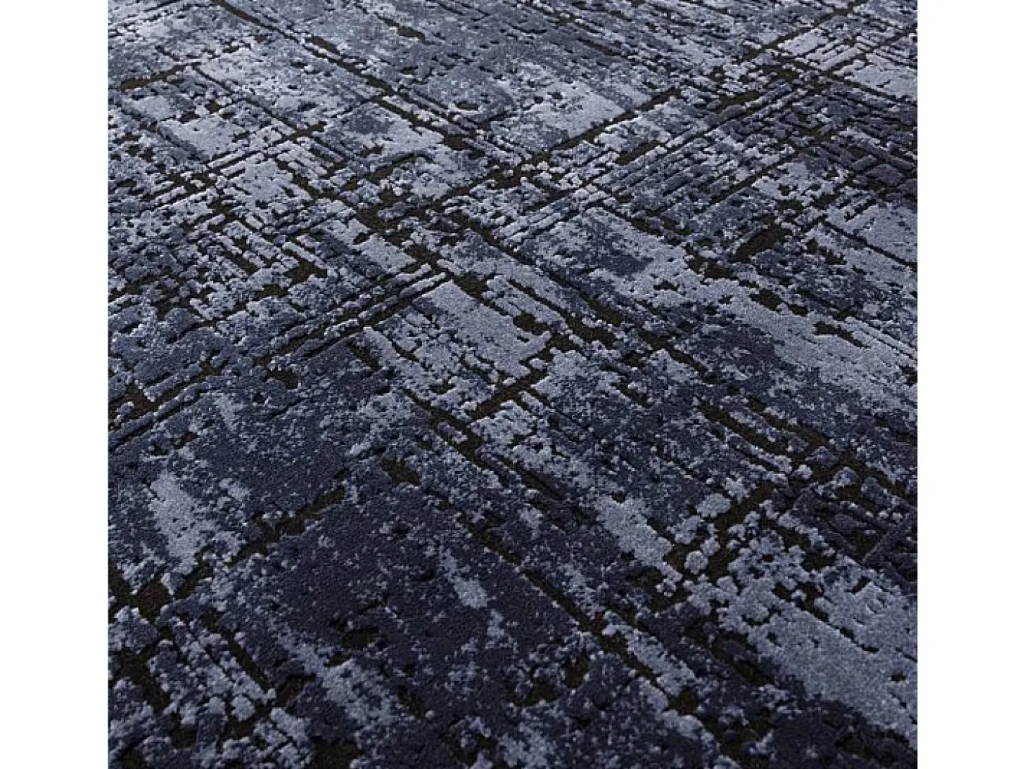 Alfombra abstracta - 160x230cm - azul marino - Kuza Abstract