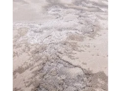 Alfombra abstracta - 200x290cm - plata, crema, gris - Aurora Cloud