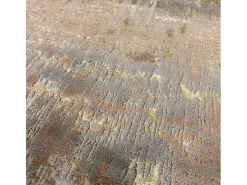 Alfombra abstracta - 160x230cm - , marrón, beige - Aurora Dune Dorado