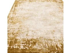 Alfombra abstracta - 120x170cm - oro, crema - Kuza Border
