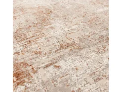 Alfombra De Salón^Alfombra abstracta - 200x290cm - , crema - Kuza Border Naranja