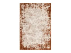 Alfombra De Salón^Alfombra abstracta - 200x290cm - , crema - Kuza Border Naranja