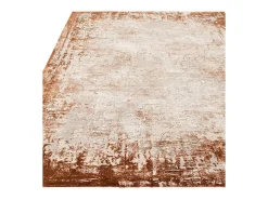 Alfombra De Salón^Alfombra abstracta - 200x290cm - , crema - Kuza Border Naranja