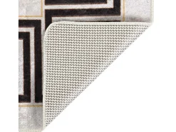 Clearance Alfombra antideslizante lavable 80x300 cm claro Beige