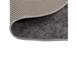 Alfombra antideslizante lavable φ120 cm gris