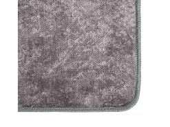 Alfombra De Cocina^Alfombra antideslizante lavable 120x180 cm Gris
