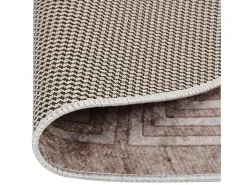 Alfombra De Cocina|Alfombra Redonda^Alfombra antideslizante lavable 120 cm Beige