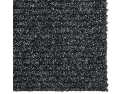 Sale Alfombra antracita de 100x100 cm Gris