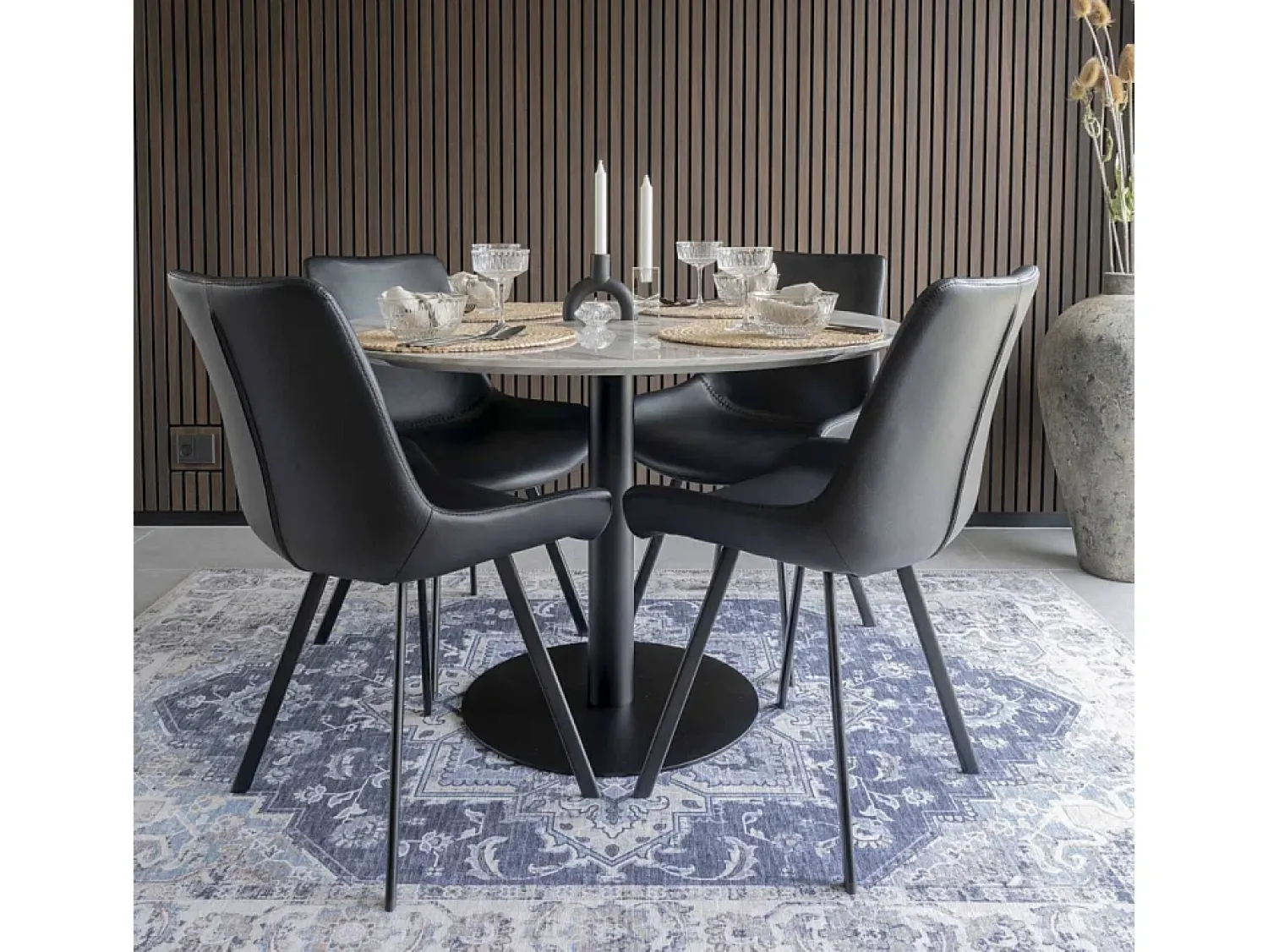 House Nordic Alfombra De Salón^Alfombra 160 x 230 cm Azul