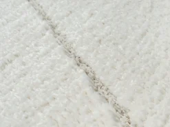 Sale the carpet Alfombra Bahar Shaggy patrón triángulos, , 120 x 170 cm Crema