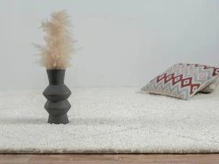Sale the carpet Alfombra Bahar Shaggy patrón rombos, , 140 x 200 cm Crema