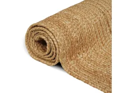 Alfombra beige 120 x 170 cm Yute