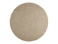 Alfombra De Cocina|Alfombra Redonda^Alfombra ZIZUR Ø 160cm aspecto yute para interior y exterior Beige