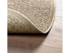 Alfombra De Cocina|Alfombra Redonda^Alfombra ZIZUR Ø 160cm aspecto yute para interior y exterior Beige