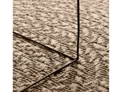 Alfombra De Cocina|Alfombra Redonda^Alfombra ZIZUR Ø 160cm aspecto yute para interior y exterior Beige