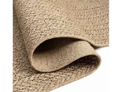 Outlet Alfombra ZIZUR 80x250 cm efecto yute para interior y exterior Beige