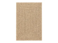 Alfombra De Cocina^Alfombra ZIZUR 140x200 cm efecto yute para interior y exterior Beige