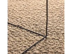 Alfombra De Cocina^Alfombra ZIZUR 140x200 cm efecto yute para interior y exterior Beige