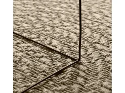 Alfombra De Cocina^Alfombra ZIZUR 80x150 cm efecto yute interior exterior Beige