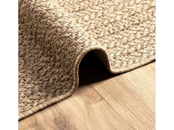 Alfombra De Cocina^Alfombra ZIZUR 80x150 cm efecto yute interior exterior Beige