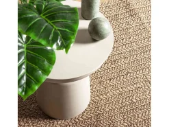 Alfombra De Cocina^Alfombra ZIZUR 80x150 cm efecto yute interior exterior Beige