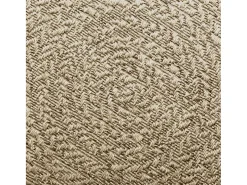 Alfombra beige ZIZUR 60x110 cm efecto yute interior exterior