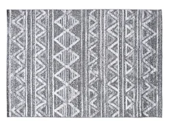 Clearance Miliboo Alfombra bereber con relieve blanco y 160 × 230 cm ERGA Gris