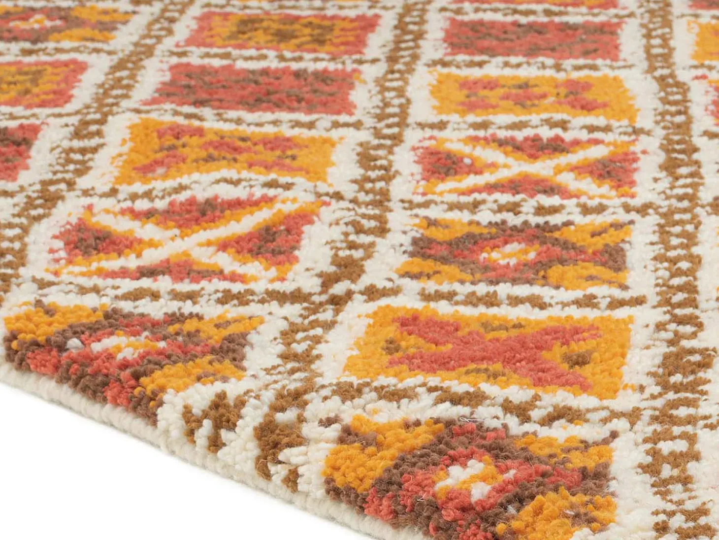 Alfombra bereber Marmoucha tejida a mano 250x350 cm Terracota Marmoucha