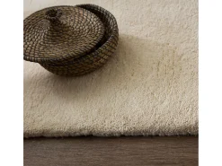 Alfombra bereber tejida a mano con lana 60x120 cm Blanco Taza Royal