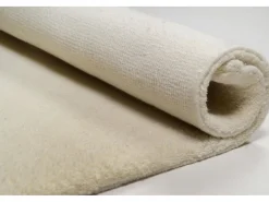 Alfombra De Salón^Alfombra bereber tejida a mano con lana 200x200 cm Imaba Super Blanco
