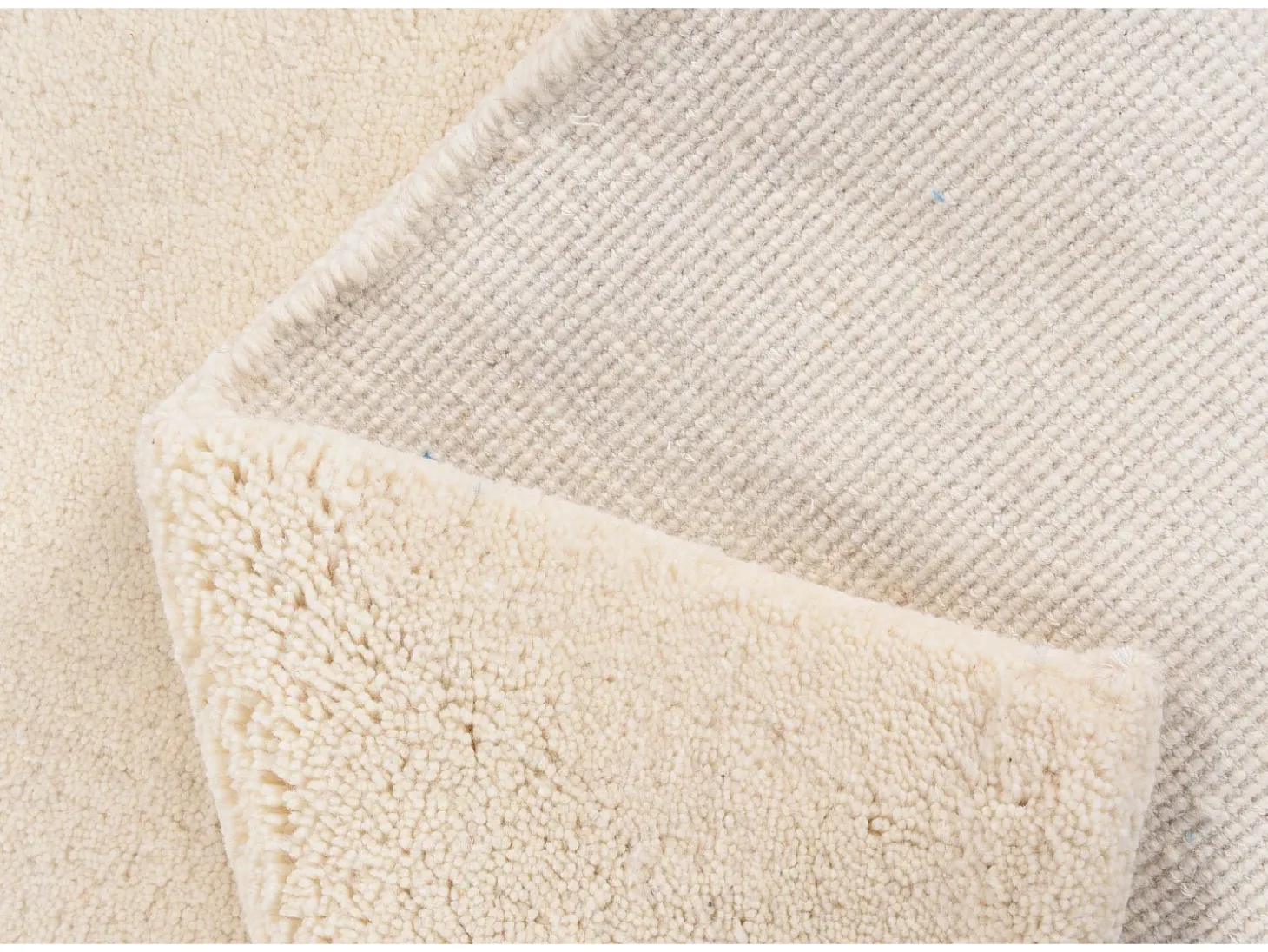 Alfombra bereber tejida a mano con lana 200x250 cm Blanco Maloronga
