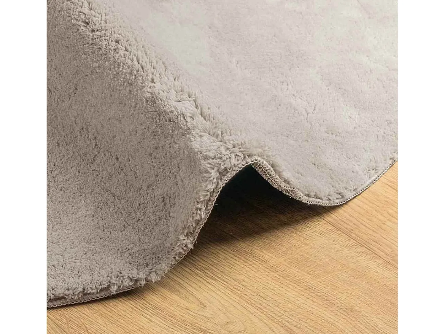 Alfombra De Cocina^Alfombra color arena 160 x 230 cm Poliéster Marru00f3n