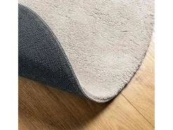 Alfombra De Cocina^Alfombra color arena 160 x 230 cm Poliéster Marru00f3n
