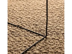 Alfombra con aspecto de yute interior y exterior 160x230 cm