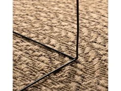 Alfombra con aspecto de yute interior y exterior 160x230 cm