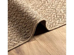 Alfombra con aspecto de yute interior y exterior 140x200 cm