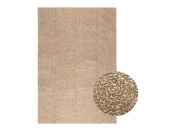 Alfombra con aspecto de yute interior y exterior 140x200 cm