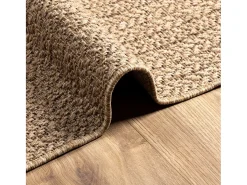 Alfombra con aspecto de yute interior y exterior 140x200 cm